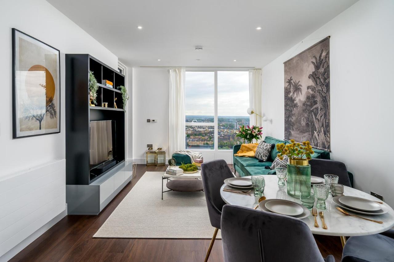 Luxurious Spacious 2Bed Suites Skyline River Views By Canary Wharf London Eksteriør bilde