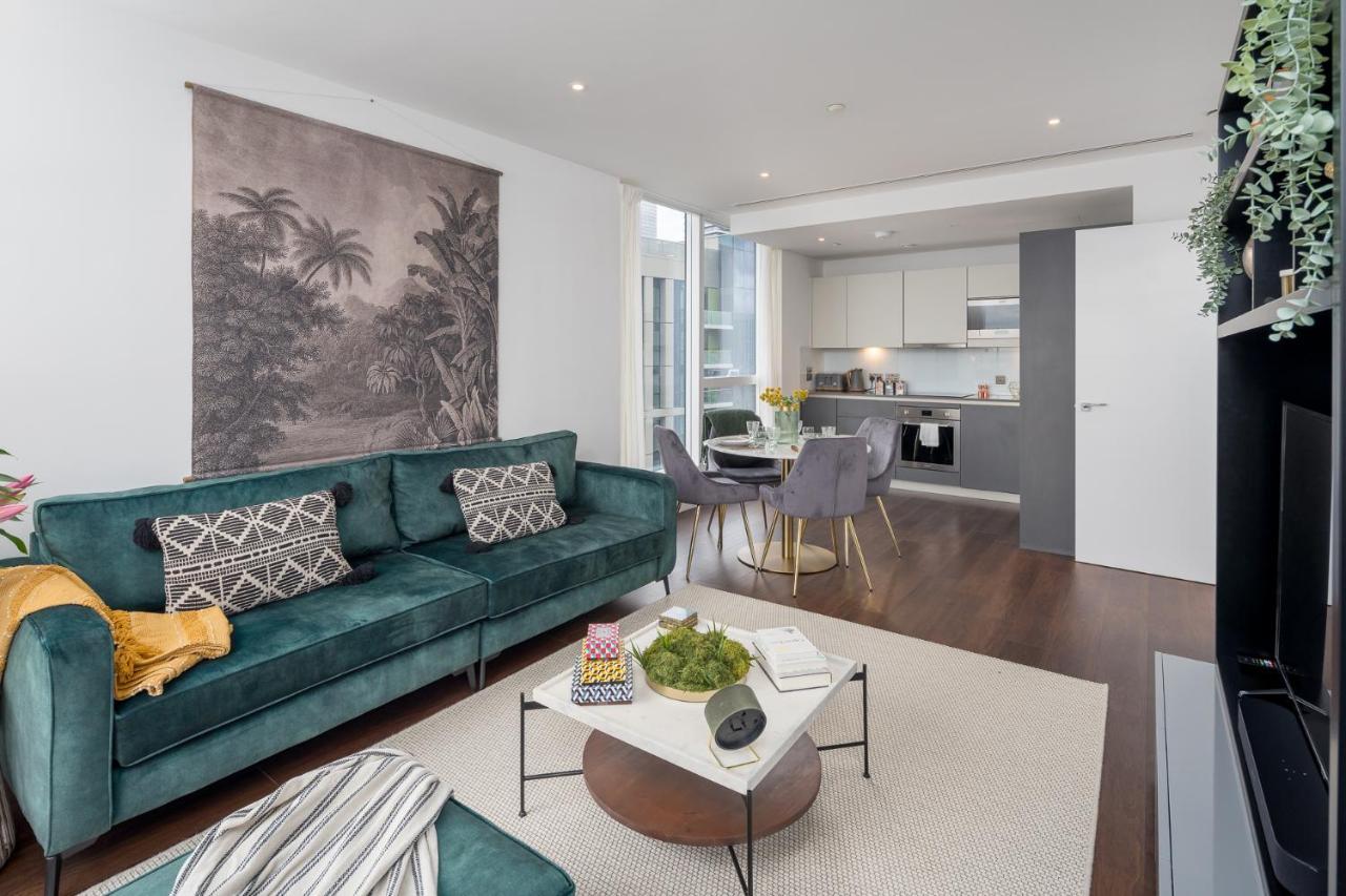 Luxurious Spacious 2Bed Suites Skyline River Views By Canary Wharf London Eksteriør bilde