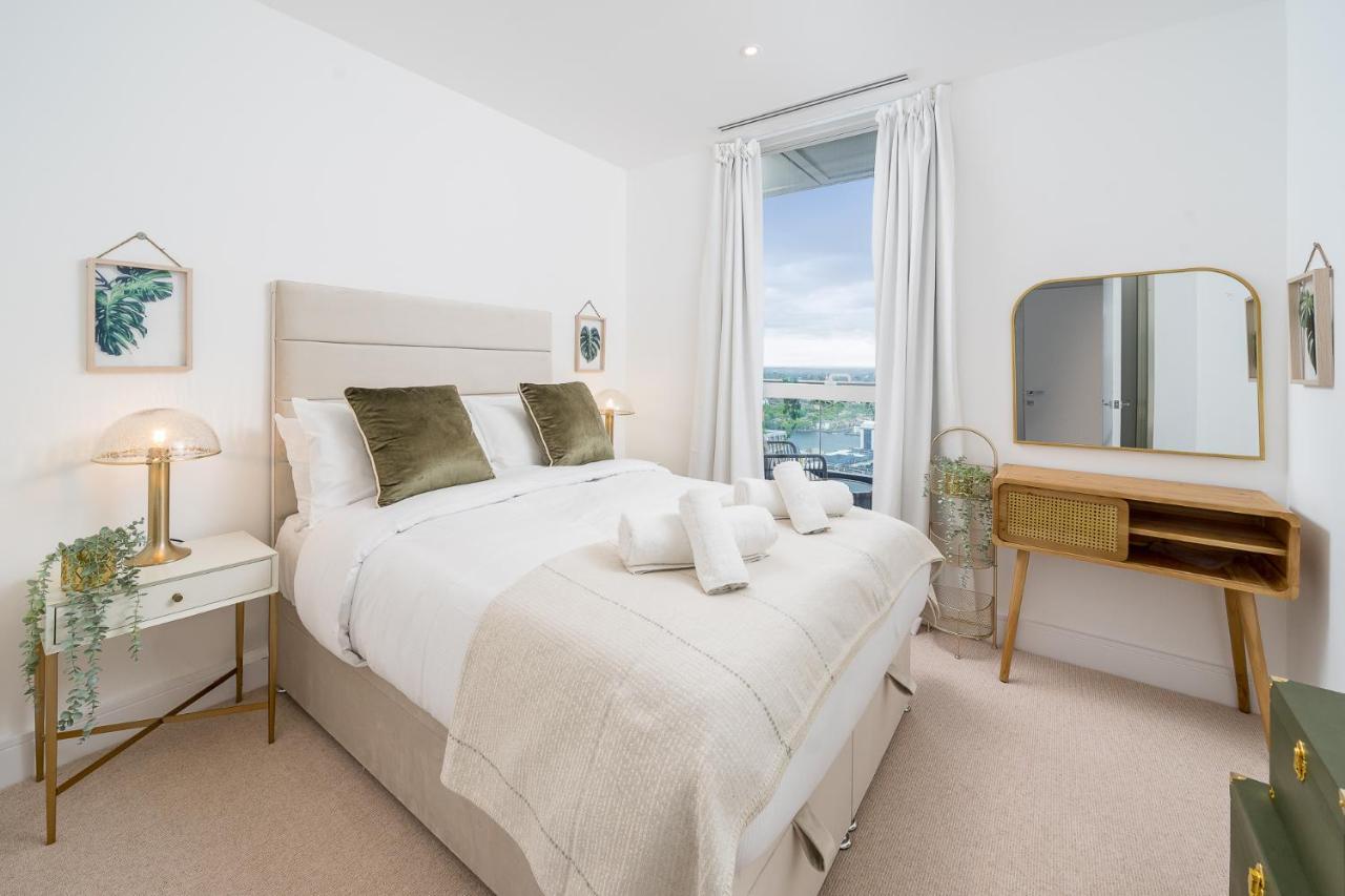Luxurious Spacious 2Bed Suites Skyline River Views By Canary Wharf London Eksteriør bilde