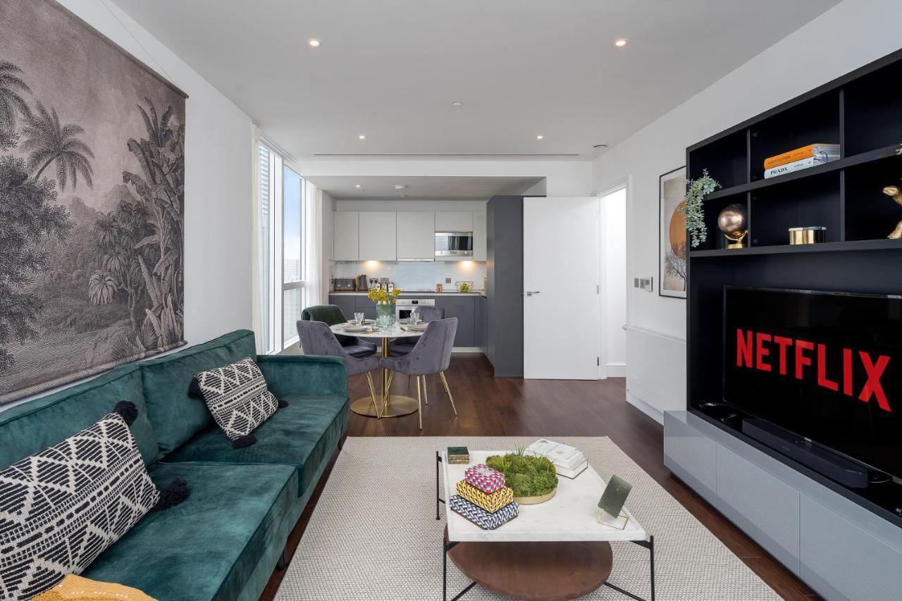 Luxurious Spacious 2Bed Suites Skyline River Views By Canary Wharf London Eksteriør bilde