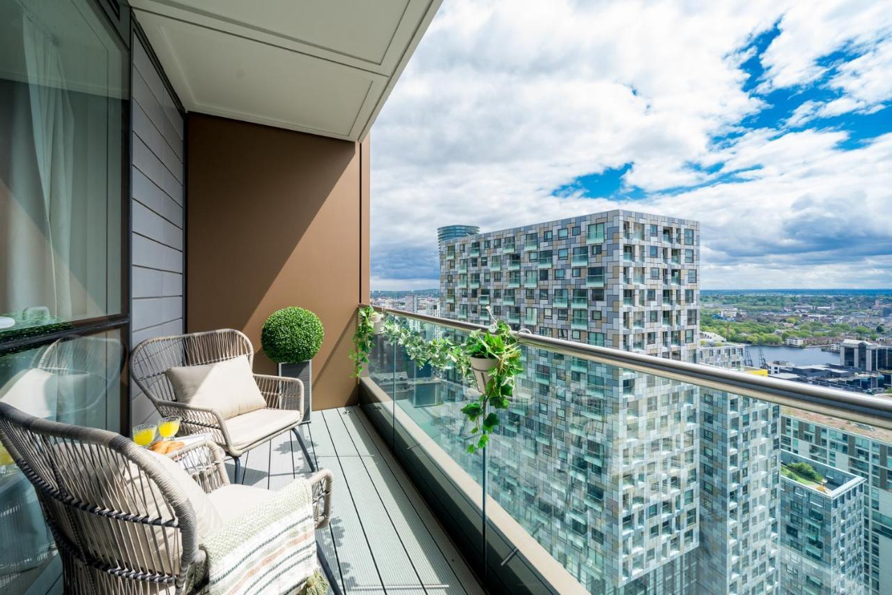 Luxurious Spacious 2Bed Suites Skyline River Views By Canary Wharf London Eksteriør bilde