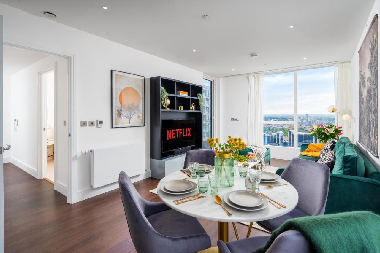 Luxurious Spacious 2Bed Suites Skyline River Views By Canary Wharf London Eksteriør bilde